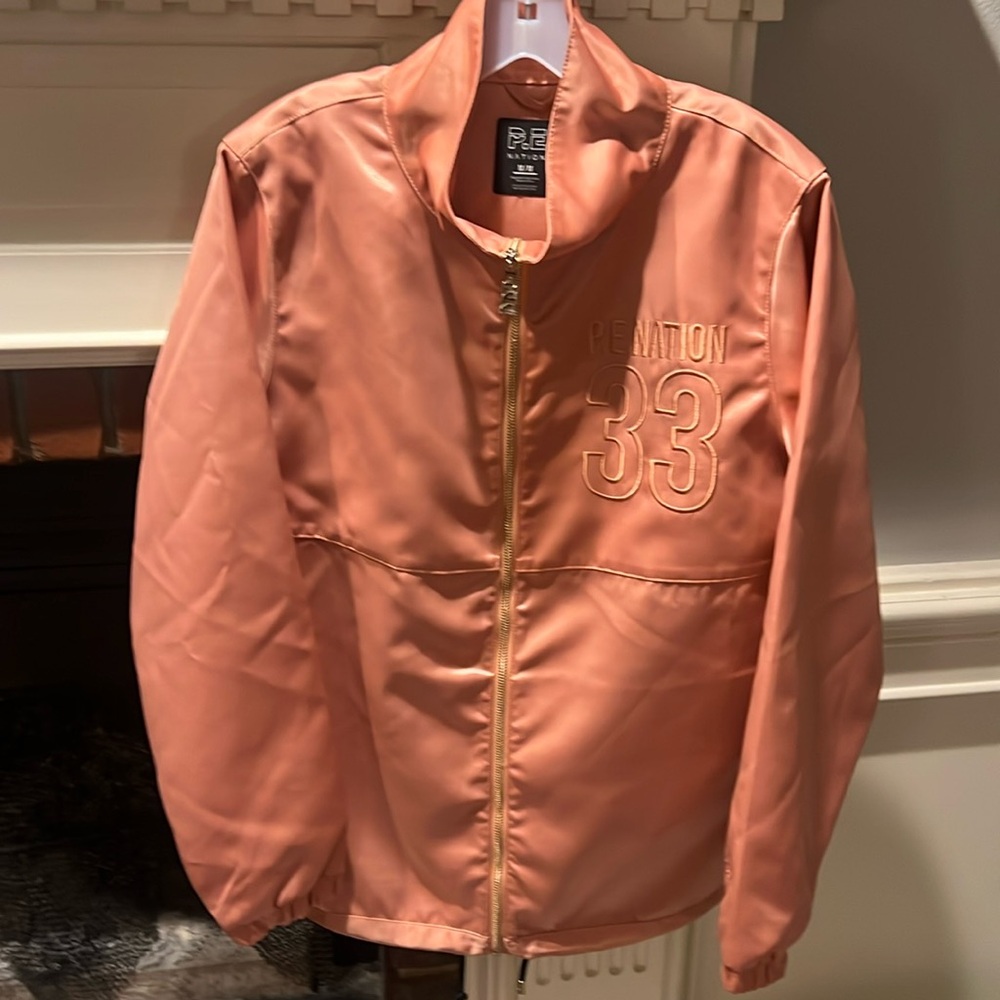Pink P.E Nation jacket women’s Size medium